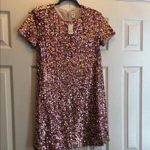 GAP Kids Glittering Pink Sequin Dress